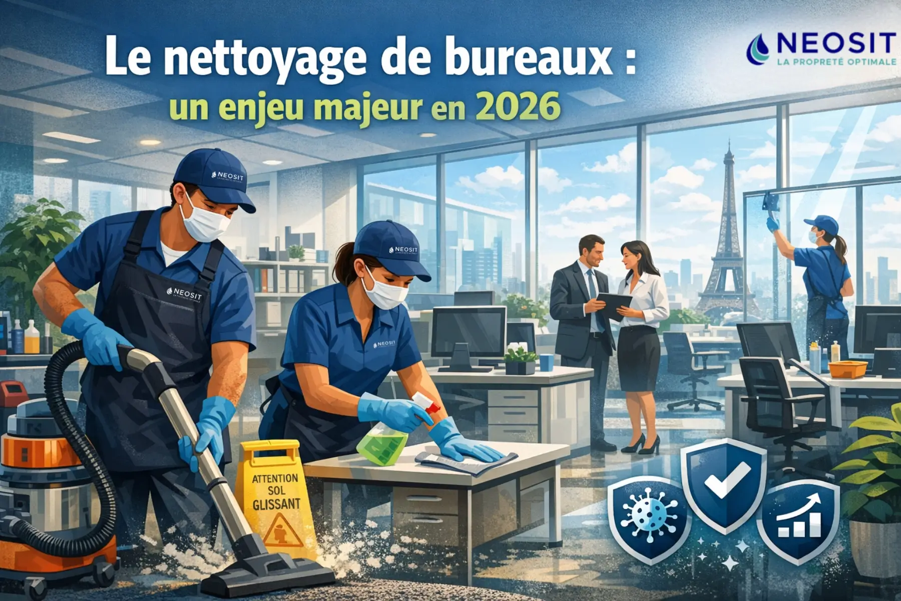 équipe de nettoyage